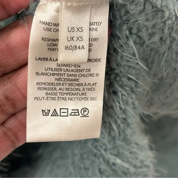 Free People Icing V-Neck Sweater in Spring Dust size XS - Picture 10 of 14